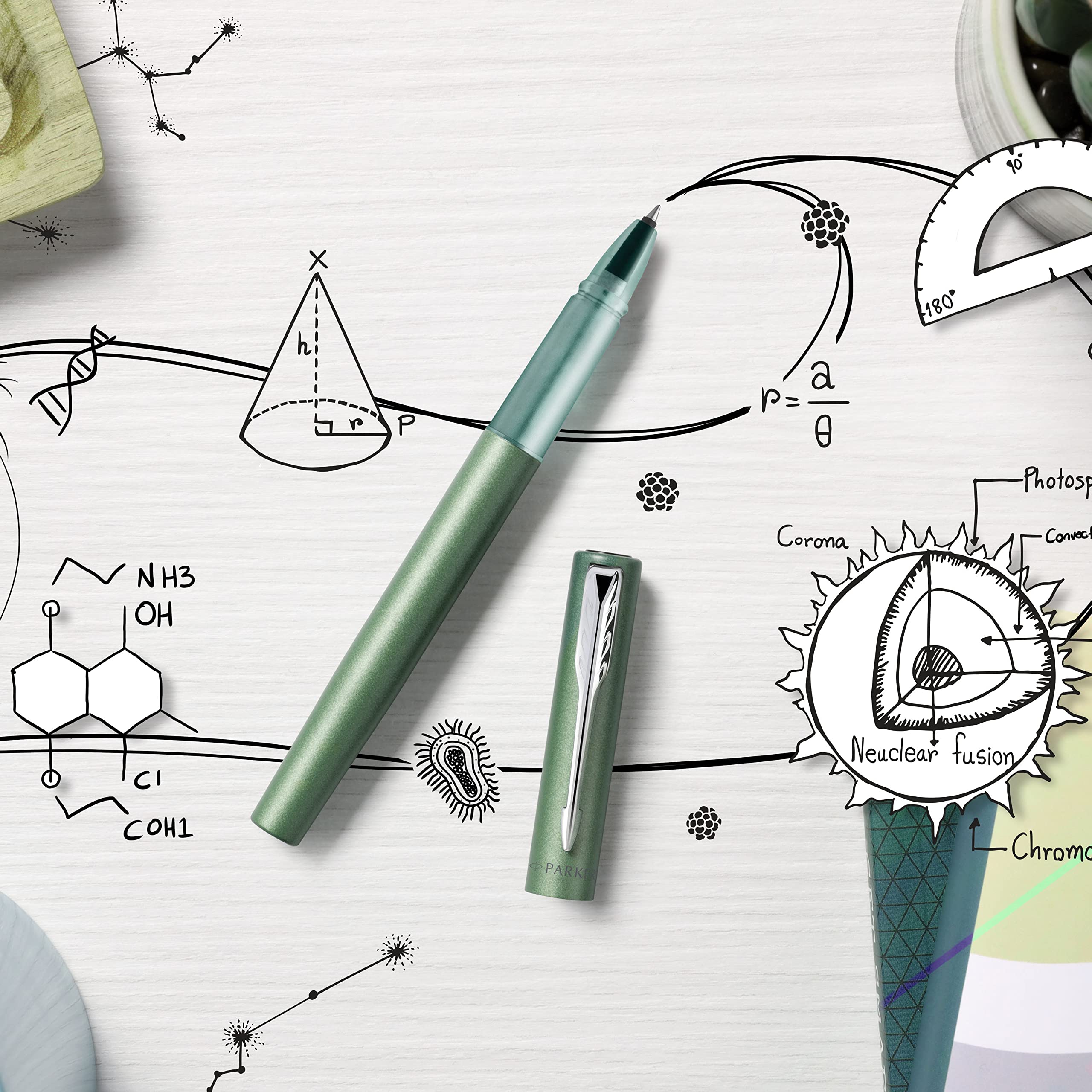 Amazon.co.jp: Parker Parker Ballpoint Pen Vector XL, Metallic